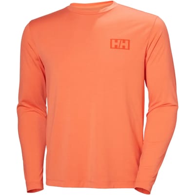 Helly Hansen Skog Graphic Tee T-shirt Met Lange Mouwen Oranje XL Man
