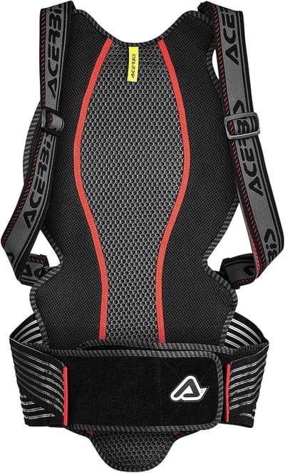 Rugbeschermer Motor - Rugprotector Fiets - Veilig Rijden - Verstelbare Banden - Large XL - Meerkleurig