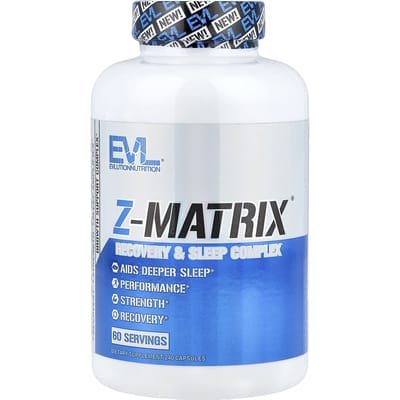 EVLution Nutrition, Z-Matrix, Herstel & Slaapcomplex, 240 Capsules