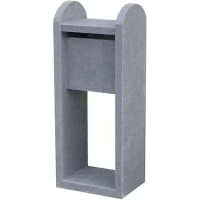Brievenbus Staande Brievenbus Madrid Moon - Natuursteen - Blauwe Hardsteen - 45x110x32cm