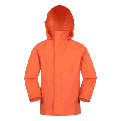 Mountain Warehouse Pakka II Waterdichte Jas voor Kinderen/Kinderen (Oranje)