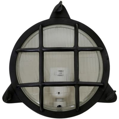 KS Verlichting Clipper Muurlamp Zwart