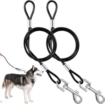 ByShane - Kauwbestendige kabellijn voor grote honden en puppy's - Duurzaam en veilig voor sterke kauwers