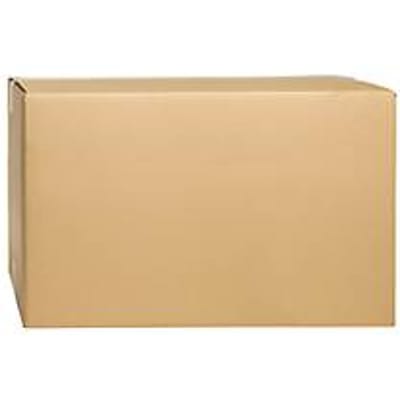 Golfkartonnen vouwdozen, dubbele golf, 630 x 430 x 400 mm, bruin