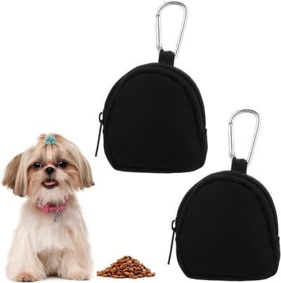 2 Stuks Hondensnoepjes Tassen voor Training - Draagbare Snoepzak voor Honden, Herbruikbare Snackcontainer voor Buiten en Reizen