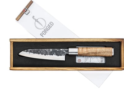 Forged VG10 Santokumes 14cm - 5-lagen staal - in geschenkverpakking