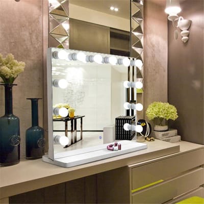 Keroks Hollywood Spiegellamp - Verlichte Make-up Spiegel - Vanity Spiegellamp - Dimbaar - LED - USB lamp