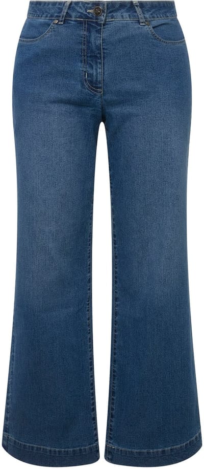 Angel of Style - Dames - Jeans Nora wijd en recht stretchcomfort 4-pocket - Blue stone - Maat 23