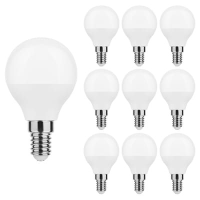 Modee E14 LED Filament Lamp 7W - 700lm - 4000K - Neutraal Wit - LED Kogellamp G45 - Vervangt 54W Gloeilamp - 10 stuks