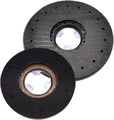 Pad Drijfplaat - Schijf Pads - Machinaal Reinigen - Volledige Hechting - 380 mm - Zwart