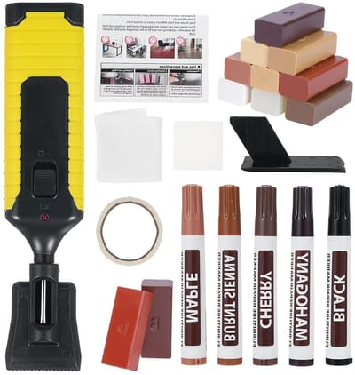 Vloer reparatieset - Laminaat herstel - Schade wegwerken - Waterdicht en slijtvast - 11 kleuren - Uniek