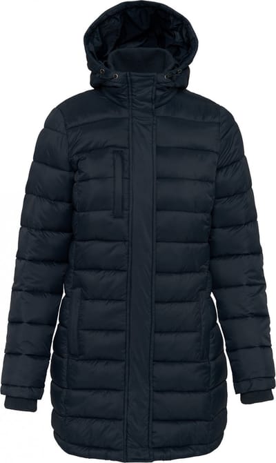 Kariban Lichte damesparka met capuchon K6129 - Navy - XL
