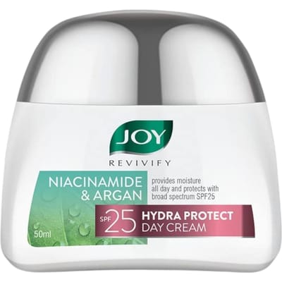 Joy Revivify Crème de Jour à la Niacinamide et à l'Argan SPF 25 Hydratant Visage 50 ml Protection UV Hydratante