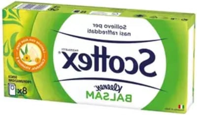 Balsem Zakdoekjes - Zachte tissues - Verzorging bij verkoudheid - Huid beschermende balm - 8 pakken - Wit