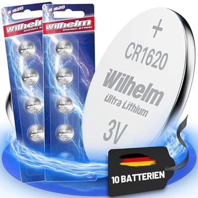 10x CR1620 knoopcelbatterijen 3V - Perfect voor diverse toepassingen
