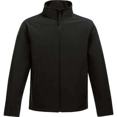 Regatta Opmerkelijk Heren Ablaze Afdrukbaar Softshell-jasje (Zwart)