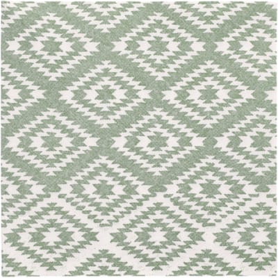 8x 20 Servetten ROYAL Collection 1/4 vouw 40 cm x 40 cm donkergroen Ethnic Look