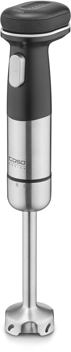 CASO Click & Mash Draadloze 4-in-1 Staafmixer Set – 180 Watt – Lithium-Ion Accu – Variabele Snelheidsregeling – Mixbeker 700 ml – Hakbakje 500 ml – RVS