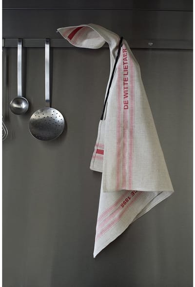 De Witte Lietaer Theedoek Dish, Rood - 2 stuks - 65 x 70 cm - Katoen/Linnen