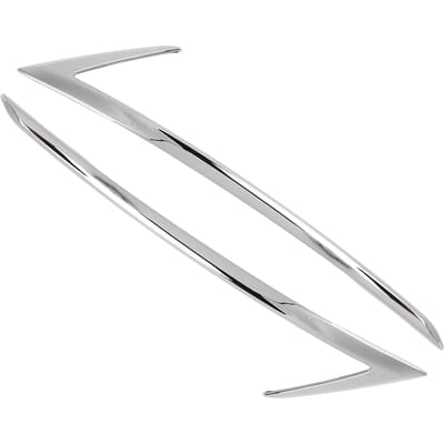 2 stuks Helder Zilver Achter Mistlamp Cover Sierlijst Achterlicht Mistlamp Bezel Frame Vervanging voor Mazda CX?5 white