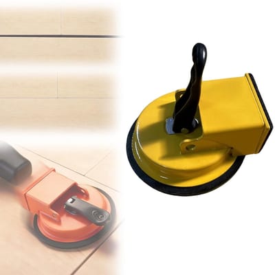 Zuignap - Laminaat gereedschap - Laminaat legset - Parket gereedschap - Vloer leggen gereedschap - Reparatieset - Voor laminaat en parket - Voor woonkamer en slaapkamer - Geel