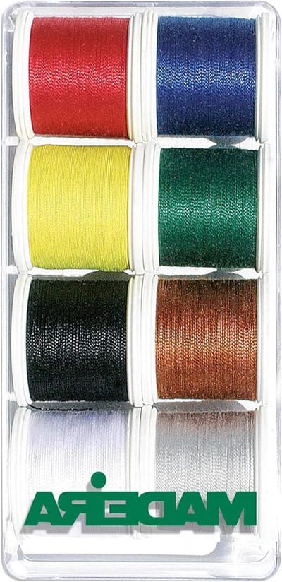 Extra sterke draad - Naaigaren Polyester - Hand en machine - Duurzaam en robuust - 8 x 100m - Veelkleurig