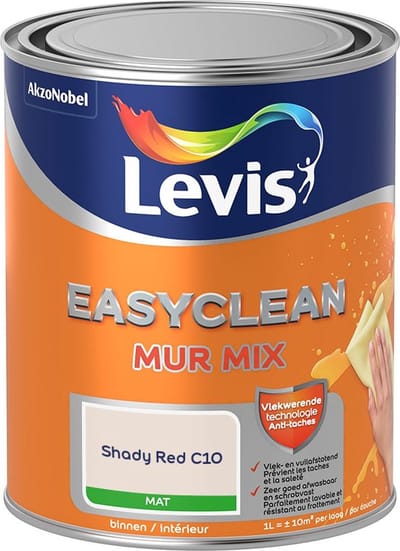 Levis - Easyclean Mur Mat Mix - Shady Red C10 - Mengverf - 1 L
