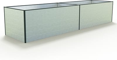 387 x 77 x 77 cm Moestuinbak Kingsize Daniela, Aluminium (geanodiseerd)