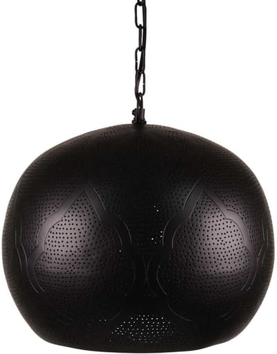 Safaary - Arabische Hanglamp Maya Zwart Goud Ø 35 x 33cm