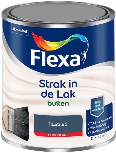 Flexa - Strak In De Lak Buitenlak Hoogglans - T1.23.25 - Mengverf - 1 L