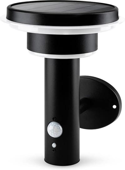 Solar Buitenlamp met Bewegingssensor - 600 Lumen - 3 Lichtmodi - IP44 Waterdicht