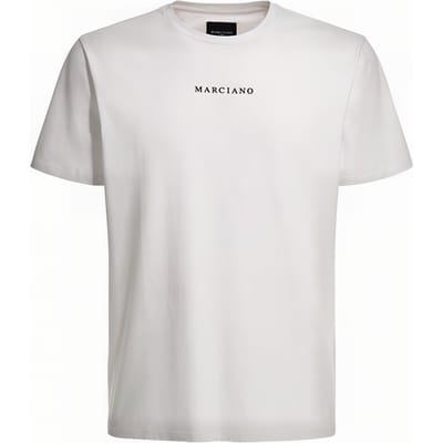 GUESS  Eco Tom Ss Cn T-shirt Sl Pure White Size: M | Basic T-Shirts Outlet | Heren | Wit