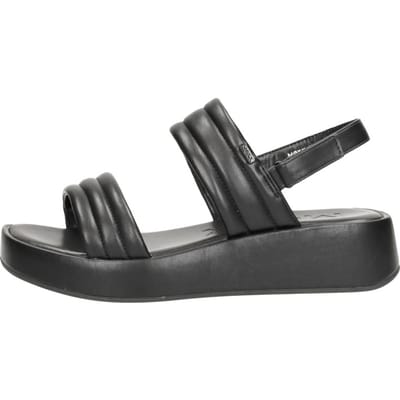 Mexx Noë Sandalen Plat - Zwart - Maat 38