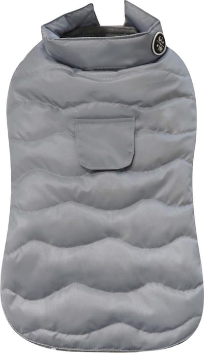 croci - hondenjasje grijs met fleece binnenkant - 30 cm ****recucle - reduce - reuse