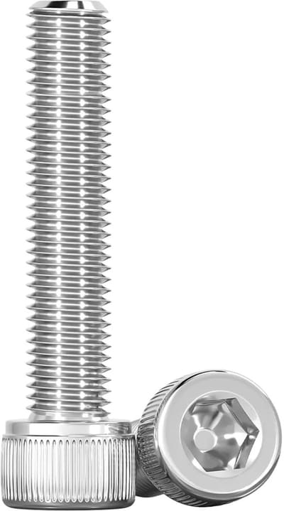 Cylinder Bouten M3 X 35mm - 50 Stuks DIN 912 (ISO 4762) - Roestvrij Staal A2 V2A, Machine Schroeven voor Motoren en Mechanische Toepassingen
