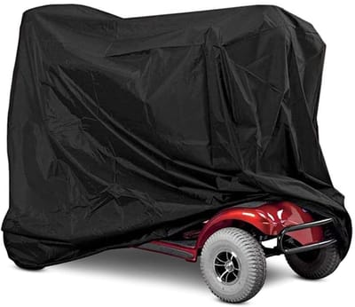 Dailygoody - Zwarte Quad Bike Cover - Waterdichte Motorhoes - Bescherming Tegen Weerselementen - Zwart - Geschikt Voor Scooters - Hoogwaardige Opbergt