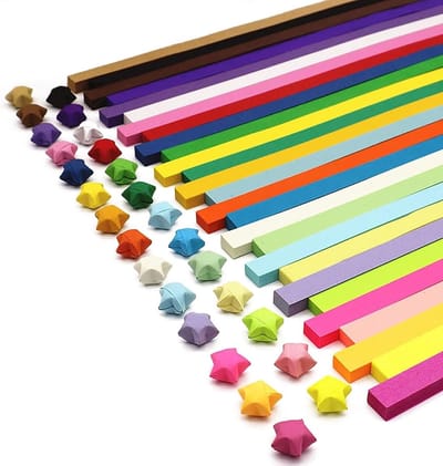 Kleurrijk Dubbelzijdig Sterpapier voor Origami, Vouwpapier voor Kinderen en Studenten, Creatieve DIY Knutselprojecten, 27 Kleuren beschikbaar