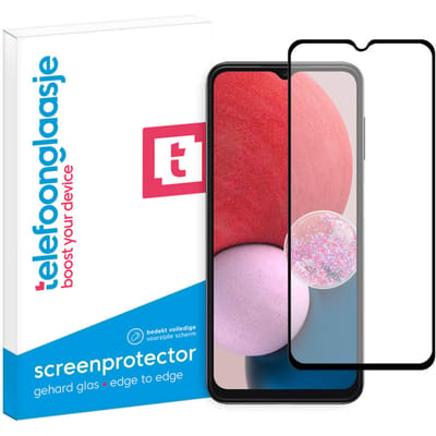 Samsung Galaxy A13 4G screenprotector gehard glas Edge to Edge