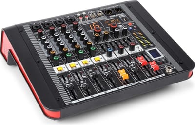 Power Dynamics PDM-M404A 4-Kanalen Studio Mixer met Versterker