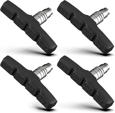 Remblokken voor V-brake fietsen, 4 stuks, 70 mm, geschikt voor mountainbike, stadsfiets en trekkingfiets, optimale remprestaties en veiligheid
