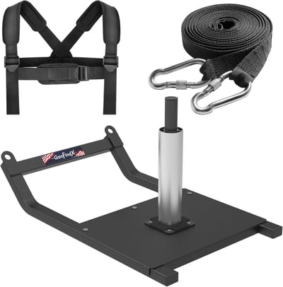 Gewichtsslee voor Krachttraining en Snelheidsverbetering - Geschikt voor 1 inch en 2 inch Halterschijven