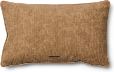 Riviera Maison Kussenhoes vierkant Bruin - Barrea Sierkussen 50x30, Sierkussenhoes - Polyester