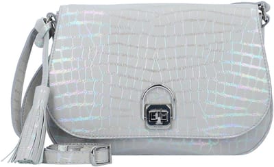PICARD Leren Schoudertas Mermaid Crossbody Bag Shark Grijs