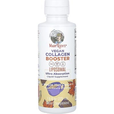 MaryRuth's, Vegan Collageen Booster Liposomaal, Heet Cacao Ahornsiroop, 7,6 fl oz (225 ml)