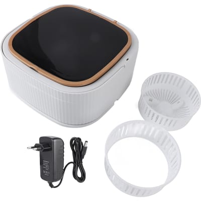 Draagbare Wasmachine 11.5L Grote Capaciteit 3 Modi LCD Touchscreen Opvouwbare Mini Kledingwasser grijze kleur
