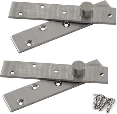 RVS Deur Scharnier 150mm met Op- en Neergaande Scharnierfunctie - Set van 2 Stuks, Duurzaam en Sterk