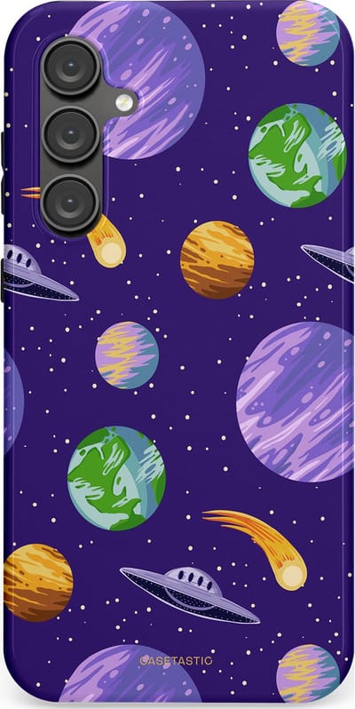 Casetastic Hoesje Geschikt voor Samsung S23 FE - Stijlvolle Beschermende Duo-layer Case - Ufo verkeer