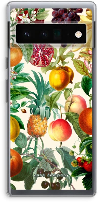 Case Company® - Hoesje geschikt voor Google Pixel 6 Pro hoesje - Classic Flora - Soft Cover Telefoonhoesje - Bescherming aan alle Kanten en Schermrand