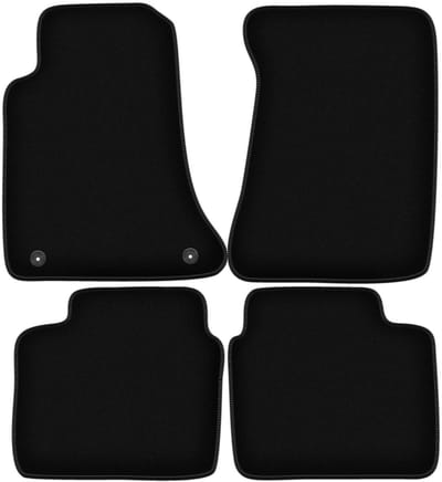 BASIC zwarte veloursmatten voor: Opel Omega A sedan, stationwagen (1986-1994)