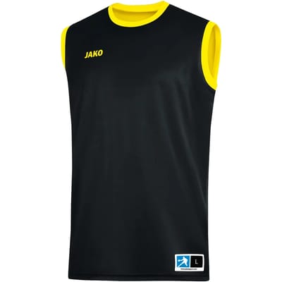 Jako Change 2.0 Reversible Shirt Heren - Citroen / Zwart | Maat: S